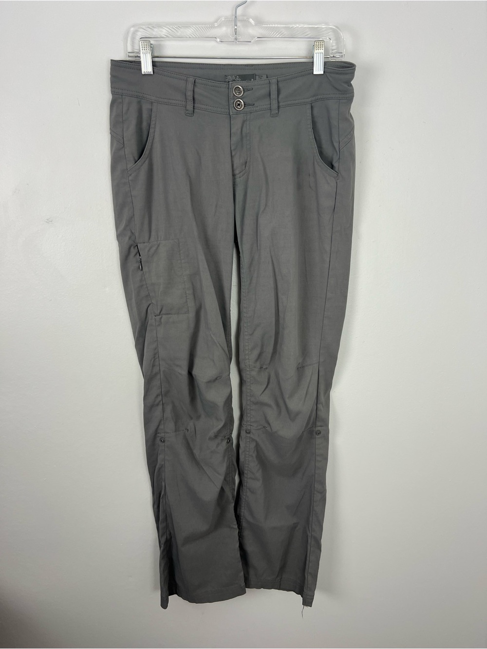 Prana Gray Convertible Pants